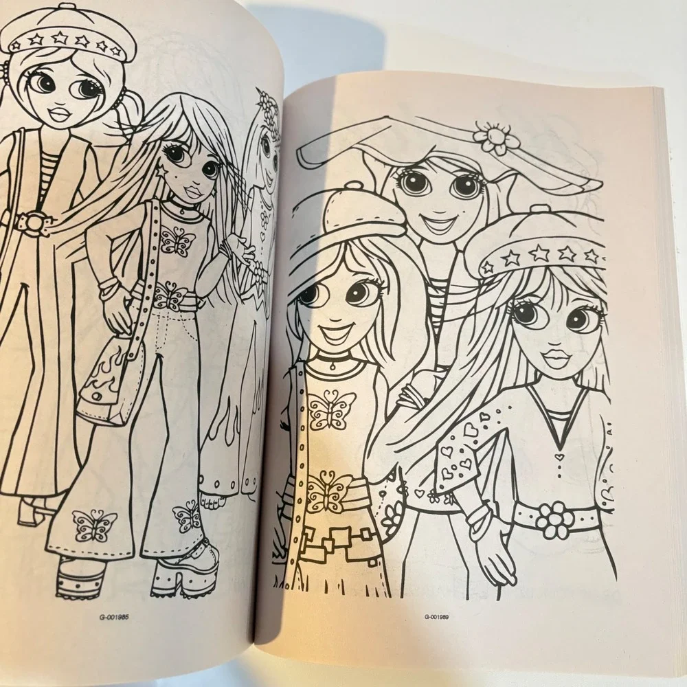 Get Together Girls Jumbo Coloring and Activity Book Y2K Fashion Tear-Out Pages